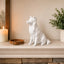 White Border Collie custom Pet Urn
