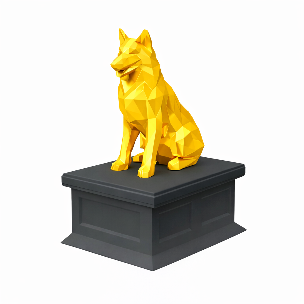 black vault gold Shetland Shepherd pet urn