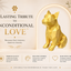 gold French Bulldog custom Pet Urn