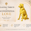 Gold Labrador Custom Pet Urn