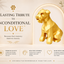 Gold Schnauzer Custom Pet Urn