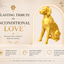 Gold Brittany Spaniel Custom Pet Urn