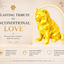Gold Chow Chow Custom Pet Urn