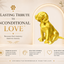 Gold Beagle Custom Pet Urn