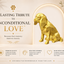 Gold Cavalier King Charles Spaniel Custom Pet Urn