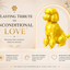 Gold Poodle Custom Pet Urn