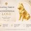 Gold Shetland Shephard Custom Pet Urn