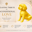 Gold Maltese Custom Pet Urn