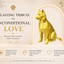 Gold Husky Custom Pet Urn