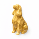Gold Cocker Spaniel Pet Urn
