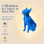 Blue Boston Terrier Custom Pet Urn