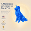Blue Border Collie Custom Pet Urn
