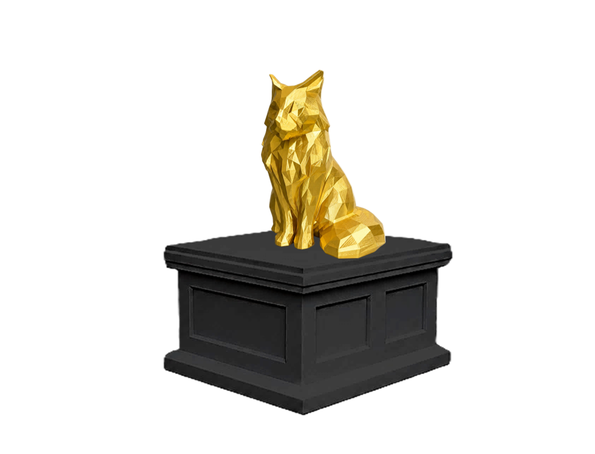 Maine Coon Cat Vault Pet Urn