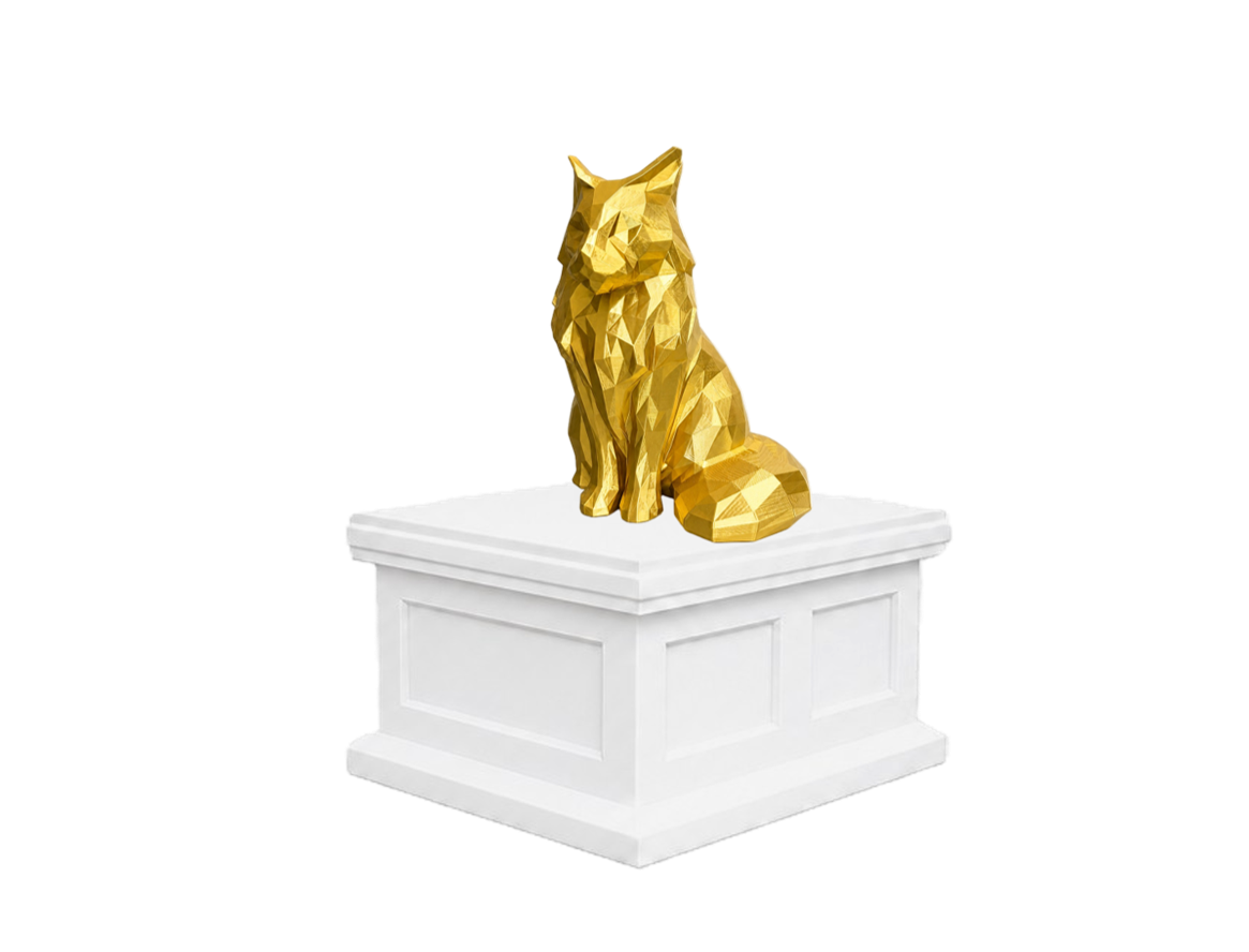 Maine Coon Cat Vault Pet Urn