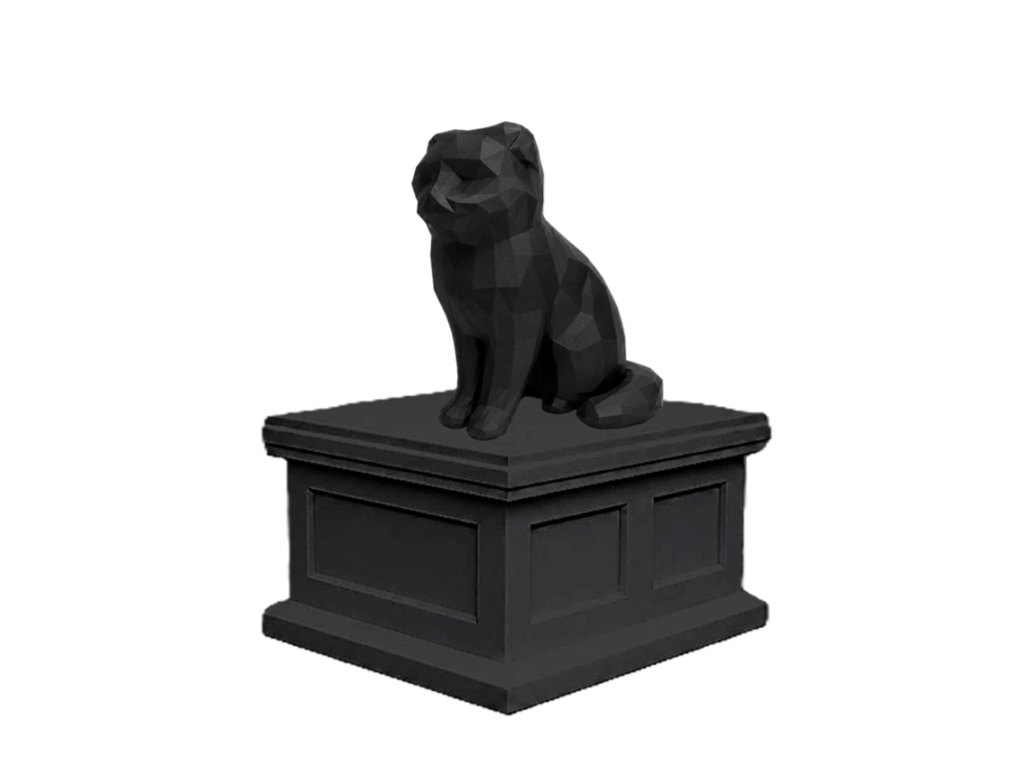 Scottish Fold Cat Vault Pet Urn
