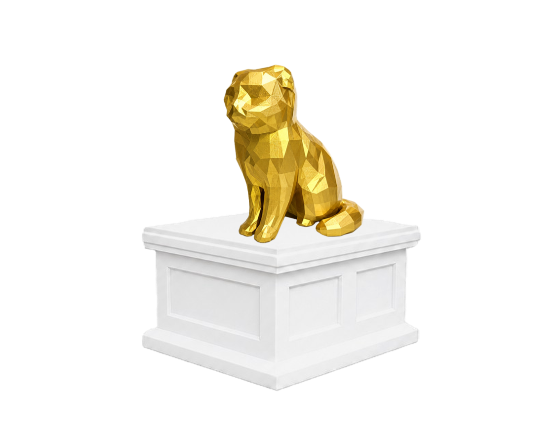 Scottish Fold Cat Vault Pet Urn