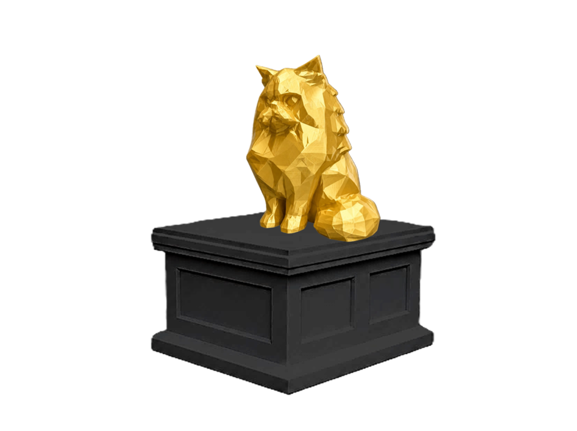 Persian Cat Vault Pet Urn
