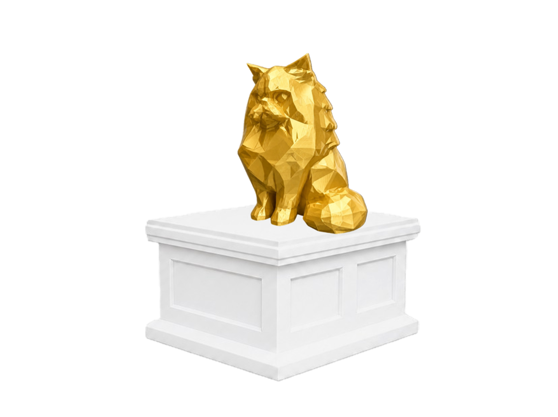 Persian Cat Vault Pet Urn