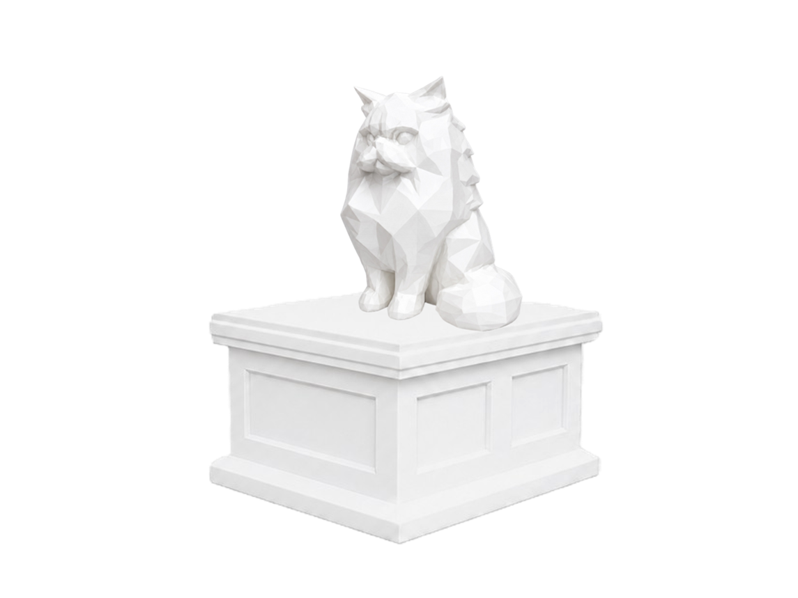 Persian Cat Vault Pet Urn