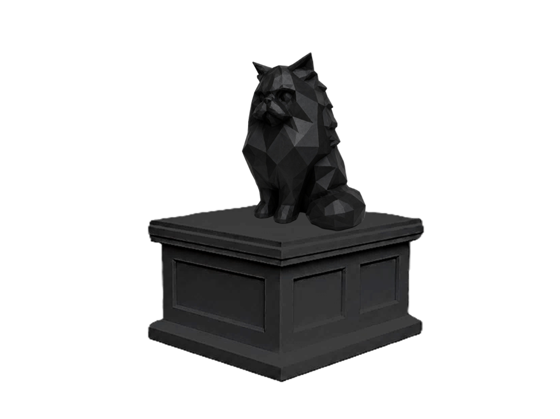 Persian Cat Vault Pet Urn