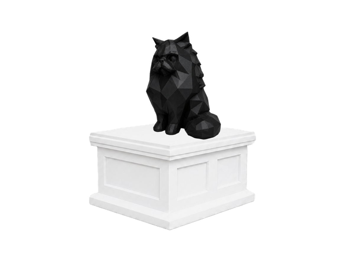Persian Cat Vault Pet Urn