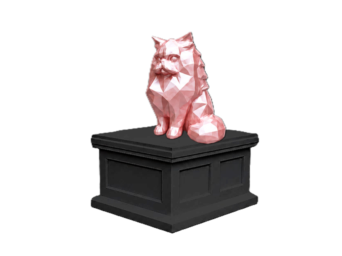 Persian Cat Vault Pet Urn
