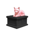 Resting Cat Vault Pet Urn