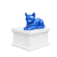 Resting Cat Vault Pet Urn