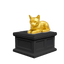 Resting Cat Vault Pet Urn