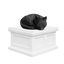 Curled Cat Vault Pet Urn