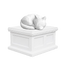 Curled Cat Vault Pet Urn