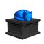 Curled Cat Vault Pet Urn