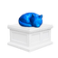 Curled Cat Vault Pet Urn