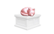 Curled Cat Vault Pet Urn