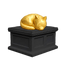 Curled Cat Vault Pet Urn