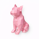 pink French Bulldog Pet Urn