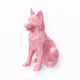 Pink German Shepherd Pet Urn