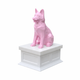 white vault pink german shepherd pet urn