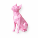 Pink Boston Terrier Pet Urn