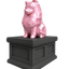 black vault pink pomeranian pet memorial urn
