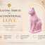  Pink Cat Pet Urn Capsule