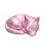 pink Cat resting Pet Capsule Urn