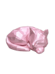 pink Cat resting Pet Capsule Urn