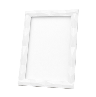 white portrait picture frame