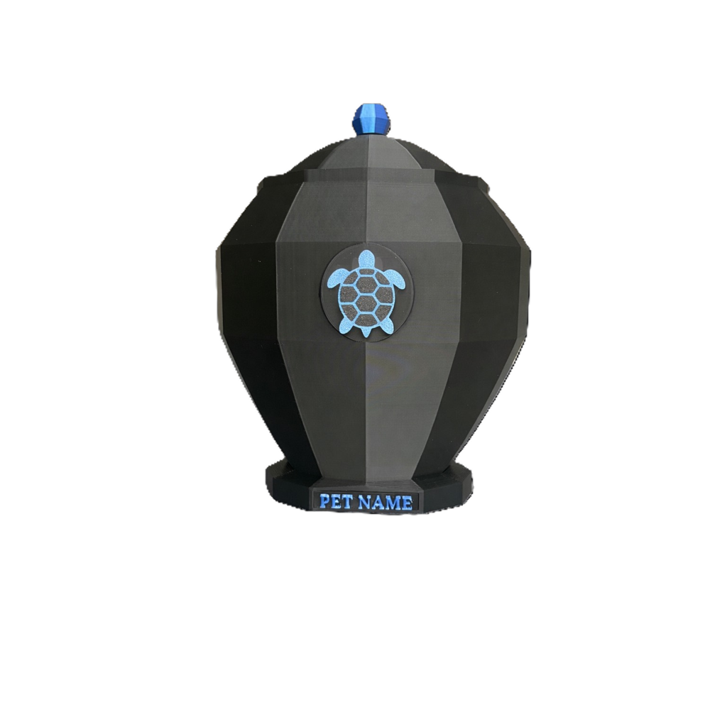 Blue Turtle Pet Urn