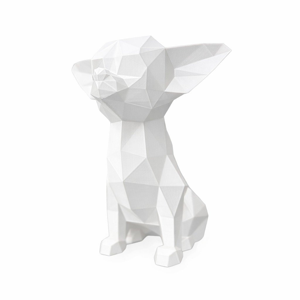 White Chihuahua Pet Urn