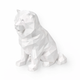 White Chow Chow Pet Urn