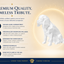 White Cavalier King Charles Spaniel Custom Pet Urn