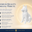 White German Shepherd Custom Pet Urn