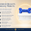 white Vault blue Bone custom Pet Urn